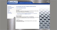 Desktop Screenshot of lambert-metall.com